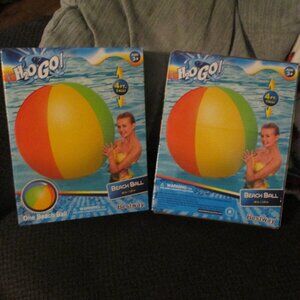 2 Sealed H2O GO Beach Ball Jumbo 48 inches.